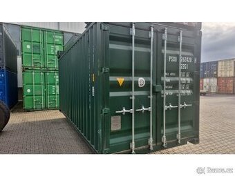 Lodní kontejner 20'DC po jedné cestě - tmavě zelený