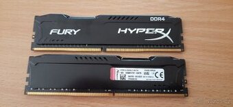 2x HyperX 8GB DDR4 2666MHz CL16 Fury Black Series