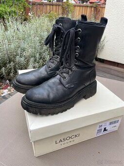 Zimní kožené boty 35 - 1