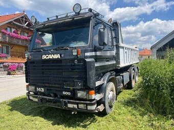 Scania 143 500 súprava s prívesom