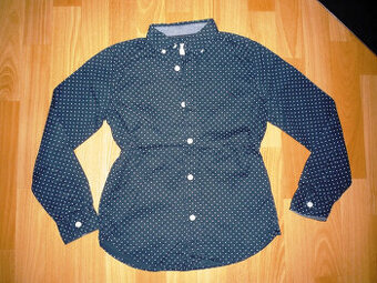Chlapecká košile s dlouhým rukávem vel 140 zn. H&M