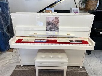 Bílý Petrof 118 S1 se zárukou 5let, doprava zdarma.