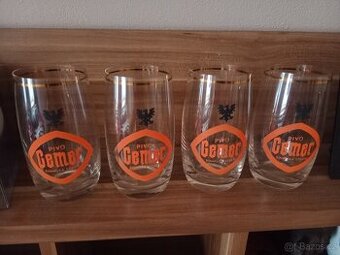 Prodám pivní skleničky pivo Gemer