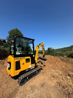 PRONÁJEM BAGRU 2T JCB 19-C1