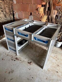 Vestavba Sortimo VW T5 T6 ford transit