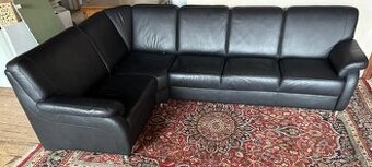 Moderní kožená rohová sedací souprava,6356