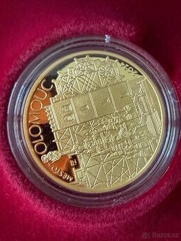 Zlato /zlatá mince ČNB Město Olomouc proof i bk
