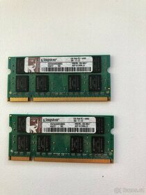 Paměť RAM DDR2 do notebooku