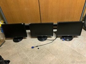 Monitory ASUS + počítače
