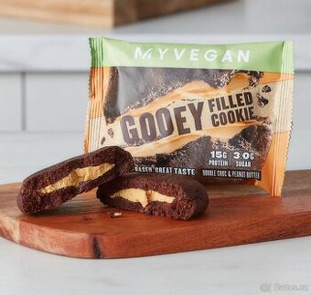 MYPROTEIN Proteinové Cookie Chocolate & Peanut Butter 75g