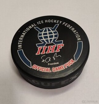 Hrací puk IIHF - sběratelský