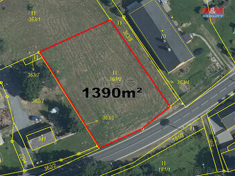 Prodej pozemku k bydlení, 1569 m², Rudná pod Pradědem