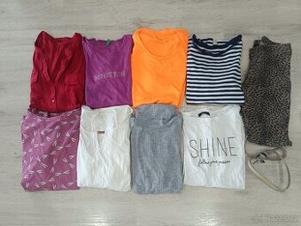 Balík dámského oblečení vel. 36/38+boty-26 věcí