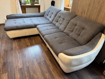Sedací souprava rozkládací šedá za 2.000,-