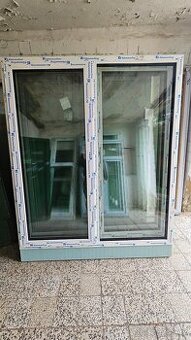 DVEŘE BALKONOVÉ PVC - 1770x2000 mm - NOVÉ - 3KS