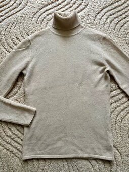 krémový kašmírový rolák Just Cashmere, vel S - 1