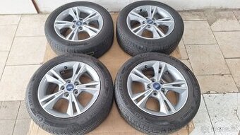 Alu kola Ford 16" 5x108 letní pneu 215/55 R16 3+-5mm Focus