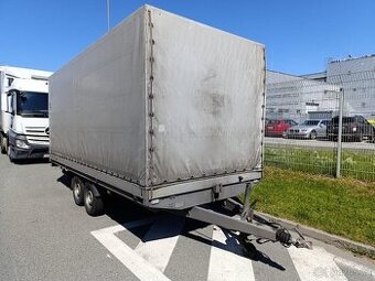 Plně pojízdný přívěs s plachtou – AGADOS 2B2, 3 500 kg - 1