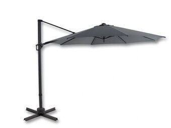 SLUNEČNÍK BORNEO Ø 350cm ŠEDÝ