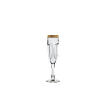 BOHEMIA SAFARI GOLD sklenice na šampaňské 150 ml