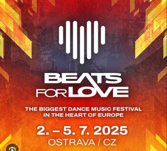 Beats for love - Celofestivalová vstupenka 2. - 5.7.2025