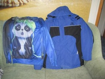 L/XL-Pánská bunda+mikina nenošená