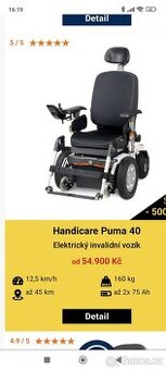 Invalidní vozík elektrický Puma
