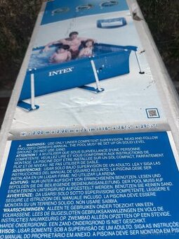 Bazén Intex 3x2x0,75m + filtrace ProStar 4 + příslušenství