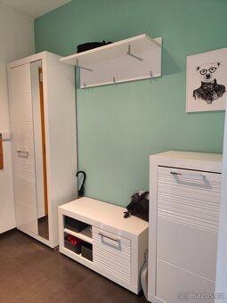 Sestava do chodby, předsíně bílý lesk 4 díly