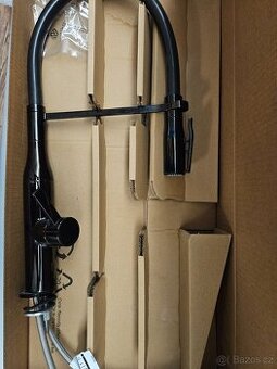 Dřezová baterie , páková, černá, 8 let záruka, ikea