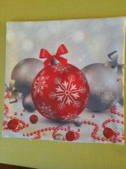 Vánoční povlak na polštářek.