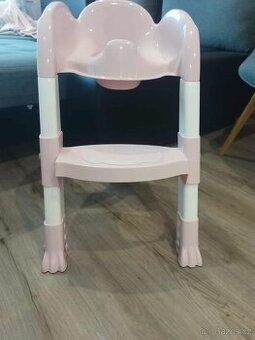 Nástavec na WC sedátko se stupněm PINK