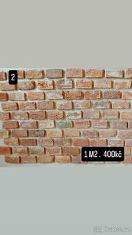Cihlové obklady pásky z cihly