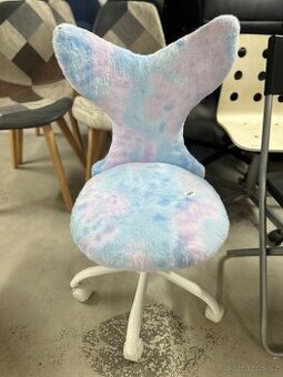 Dětská otočná židle – pastelová