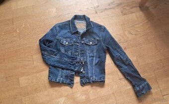 Dívčí džinová bunda vel. 34 / XS