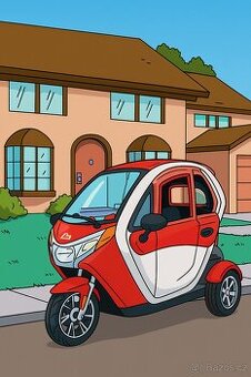 Koupím elektro tříkolku bez ŘP 25km/h