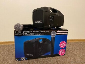 Mobilní mikrofon a zesilovač