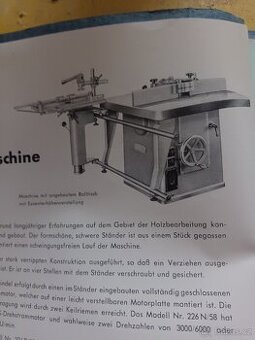 Vybavení truhlářské dílny,fréza,dlabačka,bruska.