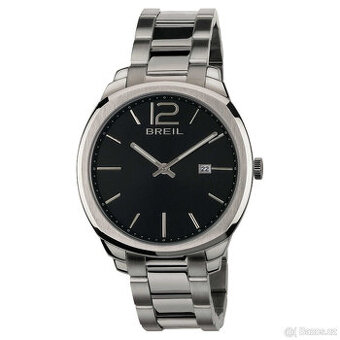Pán. hodinky BREIL Clubs retro celonerezové - nové, záruka