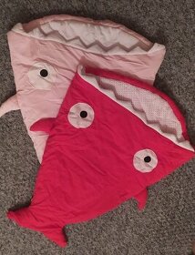 Fusak/spací pytel pro miminko ve tvaru ryby