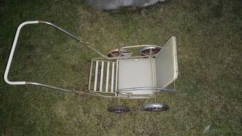 Retro kočárek pro panenky + další kolečka, kola (různá)