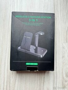 Bezdrátová nabíječka 3 v 1. Nová