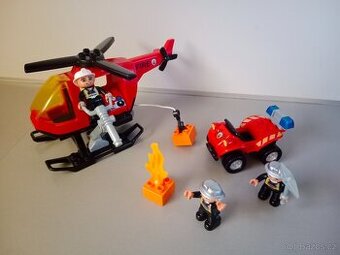 Lego duplo hasičský vrtulník