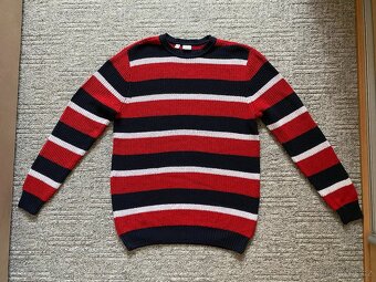 Nový unisex pruhovaný svetr John Baner - M (č. 48/50)