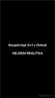 byt 3+1 v Orlové - nejsem realitka