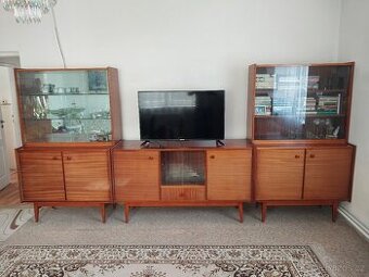 obývací stěna retro