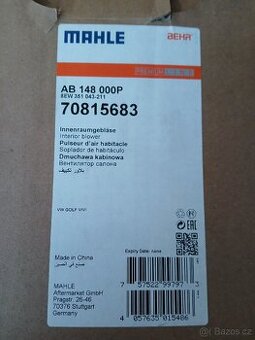 Nový ventilátor koncern Octavie, další modely pod odkazem.