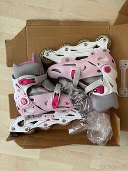 Prodám dívčí kolečkové brusle X fact velikost 32-35