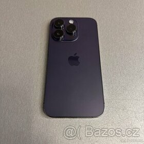 iPhone 14 Pro 256GB deep purple, pěkný stav, rok záruka