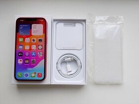 APPLE iPhone 14 128GB Red - ZÁRUKA - SUPER STAV